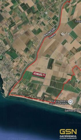 28-İZMİR DİKİLİ BAHÇELİ MAHALLESİNDE DENİZE 3. PARSEL 48.000 M2 İÇERİSİNDE KURULU 4000 BÜYÜKBAŞLIK RUHSATLI ÇİFTLİK